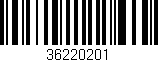 Código de barras (EAN, GTIN, SKU, ISBN): '36220201'