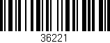 Código de barras (EAN, GTIN, SKU, ISBN): '36221'