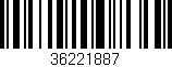 Código de barras (EAN, GTIN, SKU, ISBN): '36221887'