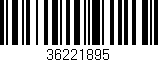 Código de barras (EAN, GTIN, SKU, ISBN): '36221895'