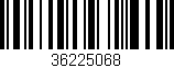 Código de barras (EAN, GTIN, SKU, ISBN): '36225068'
