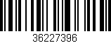 Código de barras (EAN, GTIN, SKU, ISBN): '36227396'