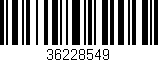 Código de barras (EAN, GTIN, SKU, ISBN): '36228549'