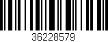 Código de barras (EAN, GTIN, SKU, ISBN): '36228579'