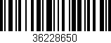 Código de barras (EAN, GTIN, SKU, ISBN): '36228650'