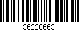 Código de barras (EAN, GTIN, SKU, ISBN): '36228663'