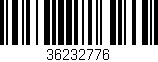 Código de barras (EAN, GTIN, SKU, ISBN): '36232776'
