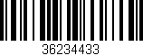 Código de barras (EAN, GTIN, SKU, ISBN): '36234433'