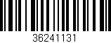 Código de barras (EAN, GTIN, SKU, ISBN): '36241131'