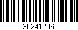 Código de barras (EAN, GTIN, SKU, ISBN): '36241296'