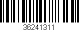 Código de barras (EAN, GTIN, SKU, ISBN): '36241311'