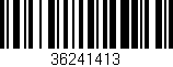 Código de barras (EAN, GTIN, SKU, ISBN): '36241413'