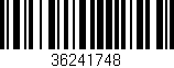 Código de barras (EAN, GTIN, SKU, ISBN): '36241748'