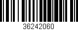 Código de barras (EAN, GTIN, SKU, ISBN): '36242060'