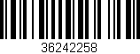 Código de barras (EAN, GTIN, SKU, ISBN): '36242258'