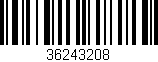 Código de barras (EAN, GTIN, SKU, ISBN): '36243208'