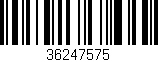 Código de barras (EAN, GTIN, SKU, ISBN): '36247575'