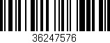 Código de barras (EAN, GTIN, SKU, ISBN): '36247576'