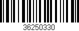 Código de barras (EAN, GTIN, SKU, ISBN): '36250330'
