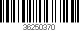 Código de barras (EAN, GTIN, SKU, ISBN): '36250370'