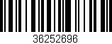 Código de barras (EAN, GTIN, SKU, ISBN): '36252696'