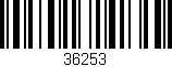 Código de barras (EAN, GTIN, SKU, ISBN): '36253'
