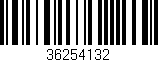 Código de barras (EAN, GTIN, SKU, ISBN): '36254132'