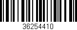 Código de barras (EAN, GTIN, SKU, ISBN): '36254410'