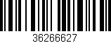 Código de barras (EAN, GTIN, SKU, ISBN): '36266627'