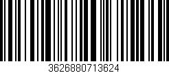 Código de barras (EAN, GTIN, SKU, ISBN): '3626880713624'