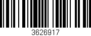 Código de barras (EAN, GTIN, SKU, ISBN): '3626917'