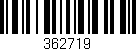 Código de barras (EAN, GTIN, SKU, ISBN): '362719'
