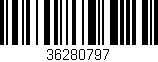 Código de barras (EAN, GTIN, SKU, ISBN): '36280797'