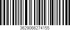 Código de barras (EAN, GTIN, SKU, ISBN): '3629066274155'