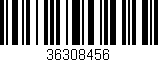 Código de barras (EAN, GTIN, SKU, ISBN): '36308456'