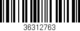 Código de barras (EAN, GTIN, SKU, ISBN): '36312763'