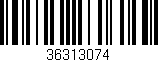 Código de barras (EAN, GTIN, SKU, ISBN): '36313074'