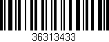 Código de barras (EAN, GTIN, SKU, ISBN): '36313433'