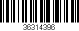 Código de barras (EAN, GTIN, SKU, ISBN): '36314396'