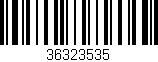 Código de barras (EAN, GTIN, SKU, ISBN): '36323535'