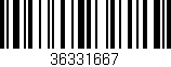 Código de barras (EAN, GTIN, SKU, ISBN): '36331667'