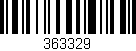 Código de barras (EAN, GTIN, SKU, ISBN): '363329'