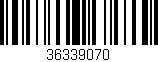 Código de barras (EAN, GTIN, SKU, ISBN): '36339070'