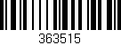 Código de barras (EAN, GTIN, SKU, ISBN): '363515'