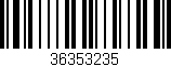 Código de barras (EAN, GTIN, SKU, ISBN): '36353235'