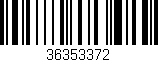 Código de barras (EAN, GTIN, SKU, ISBN): '36353372'