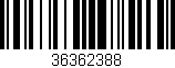 Código de barras (EAN, GTIN, SKU, ISBN): '36362388'