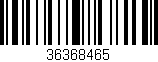Código de barras (EAN, GTIN, SKU, ISBN): '36368465'