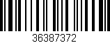 Código de barras (EAN, GTIN, SKU, ISBN): '36387372'
