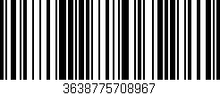 Código de barras (EAN, GTIN, SKU, ISBN): '3638775708967'
